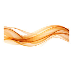 abstract orange wave curve lines designs on white background