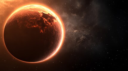 A star in the foreground, a solar-like object in the background