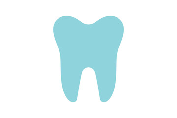 Tooth icon. solid icon style. icon related to medical. health elements vector illustration