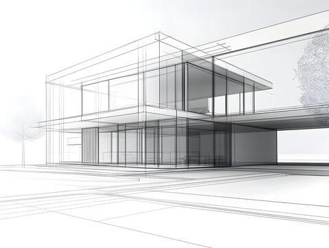Dise&ntilde;o dibujo de proyecto arquitectura arquitecto