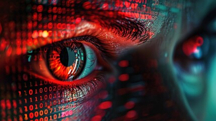 A computer screen displaying a ransomware message demanding payment in cryptocurrency, with the victim's face reflected in the screen, symbolizing cyber extortion scams.