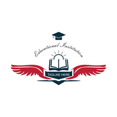 illustration Empowering Minds Through Quality Education logo