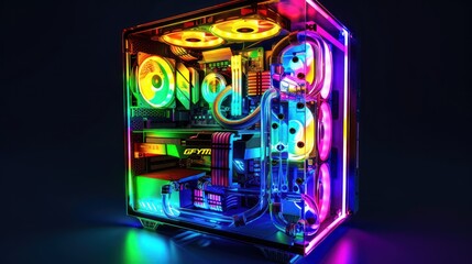 RGB Illuminated Gaming PC Case