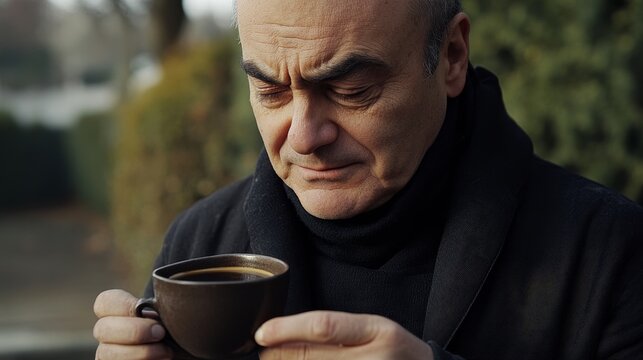 Coffee and Courage: A simple cup of coffee becomes a symbol of hope for a man facing the challenges of Parkinson's.