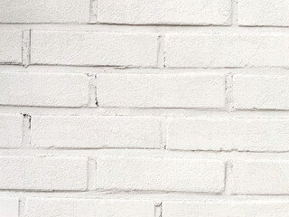 白いレンガの壁の背景素材（横長）
White Brick Wall Backgrounds Web graphics (landscape)