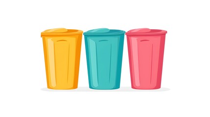 Colorful Plastic Storage Bins with Lids