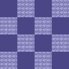 Pattern with alternating squares on violet background 