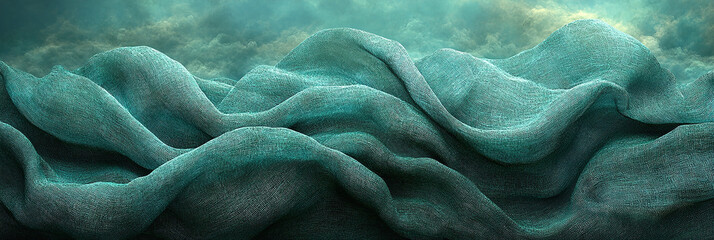 green color shear linen fabric texture material image