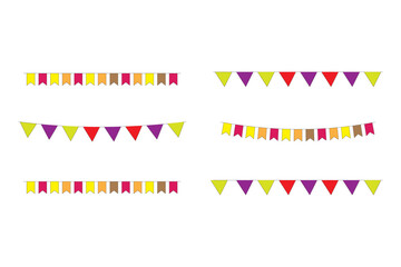 Obraz premium Party flag icon