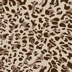 Abstract Brown animal skin Leopard, Cheetah, Jaguar print pattern.