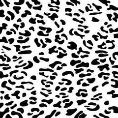 Black Leopard, Cheetah, Jaguar print pattern. Animal layered print pattern perfect for printing, cutting, stickers and more decorate.