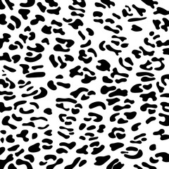 Black Leopard, Cheetah, Jaguar print pattern. Animal layered print pattern perfect for printing, cutting, stickers and more decorate.