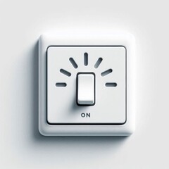 light switch on the wall