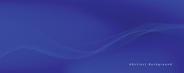 abstract blue wave background
