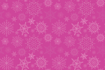 Snow flakes seamless pattern design for packing