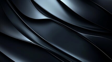 Black abstract background, dark and mysterious texture with intriguing patterns
