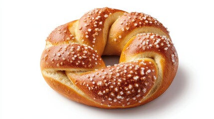 Freshly Baked Pretzel with Salt.