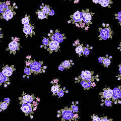 Beautiful rose pattern perfect for textile design,
