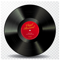 red vinyl record 33
