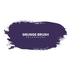 dark blue grunge paint brush stroke line, ink splatter on white background. Watercolor texture, 
 title or text quotation box background