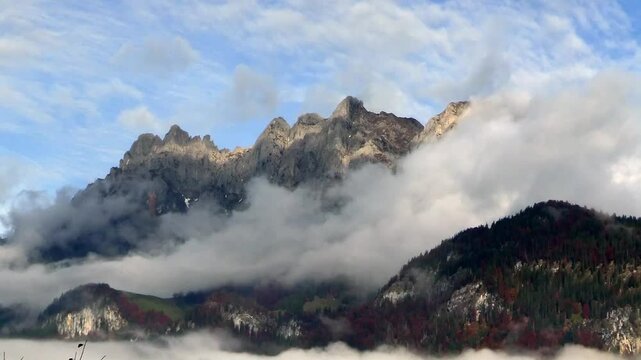 Panorama vom Wilden Kaiser (Kaisergebirge), Tirol