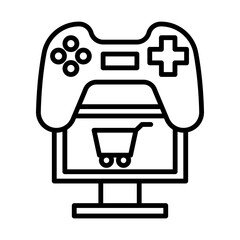 InGame Purchase line icon