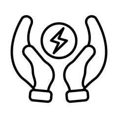 Energy Saving line icon