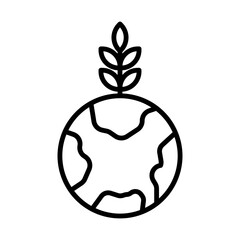 Ecology line icon