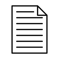 Document line icon