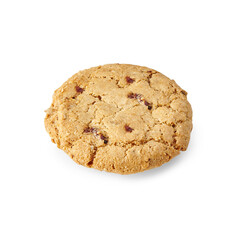 Cookie with chocolate style isolated white background.