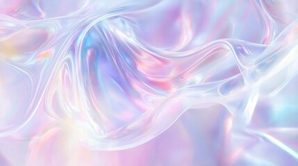 Naklejka premium Enchanted Ethereal Background for Delicate Electronics Presentation | 3D Render with Soft Wisps of Color and Light