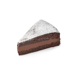 Cakes is in the white background isolated style.