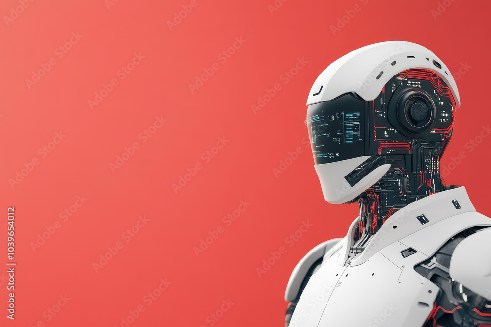 Poster ai innovation in 3d, a vibrant depiction of artificial intelligence with a sharp focus on intricate 