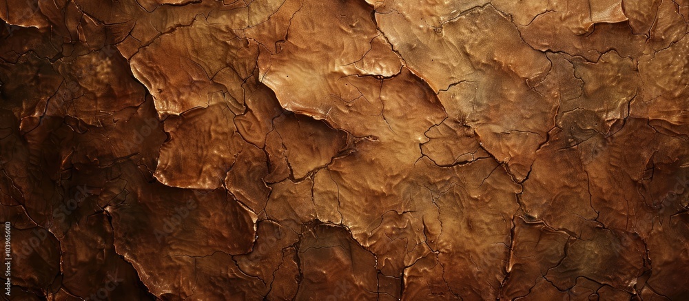Poster capture a picture showcasing the intricate brown color textures within a design with a blank copy sp