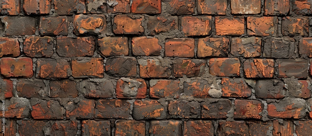 Poster background with a mixture of old and new bricks suitable for design and presentations as a copy spac