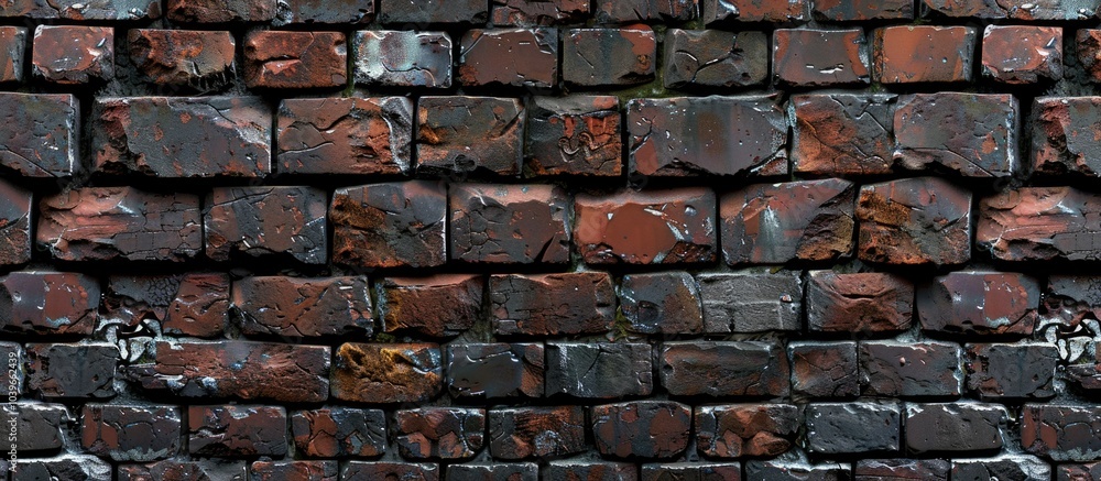 Poster background for design and presentations featuring a combination of old and new bricks ideal for plac