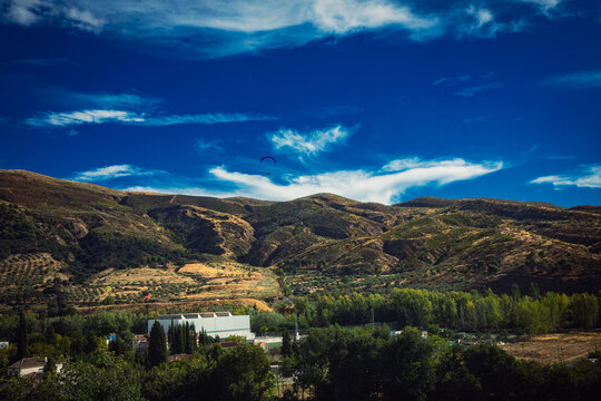 lake and mountains