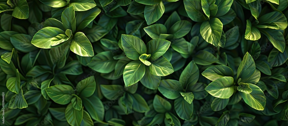 Poster nature themed texture background featuring abstract green leaves ideal for design with copy space im