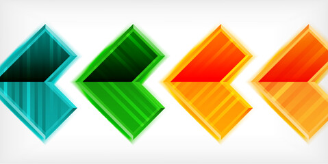 Arrow geometric abstract vector background. Vector Illustration For Wallpaper, Banner, Background, Card, Book Illustration, landing page