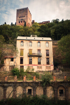 old castle in the city