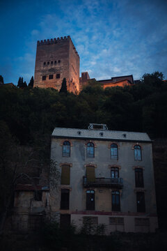 castle in the night