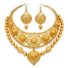 earrings with diamonds isolated