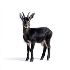 Fototapeta premium Koyram Antelope on White Background