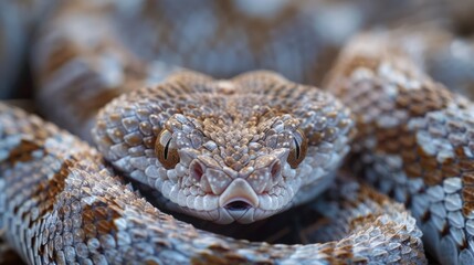 Obraz premium saw scaled viper one of the most venomous snake in UAE