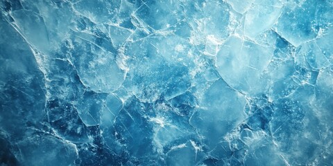 Fototapeta premium Textured Blue Ice Background for Creative Projects