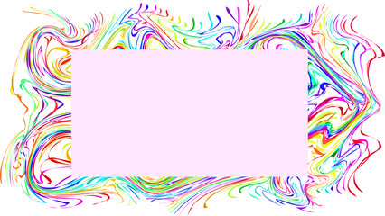 122 Vector colorful border or photo frame design collection Free Vector, vector illustration