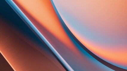 The abstract orange and blue gradient background is ideal for digital design.