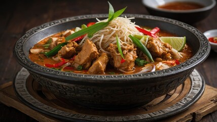 thai food mixed range of dishes