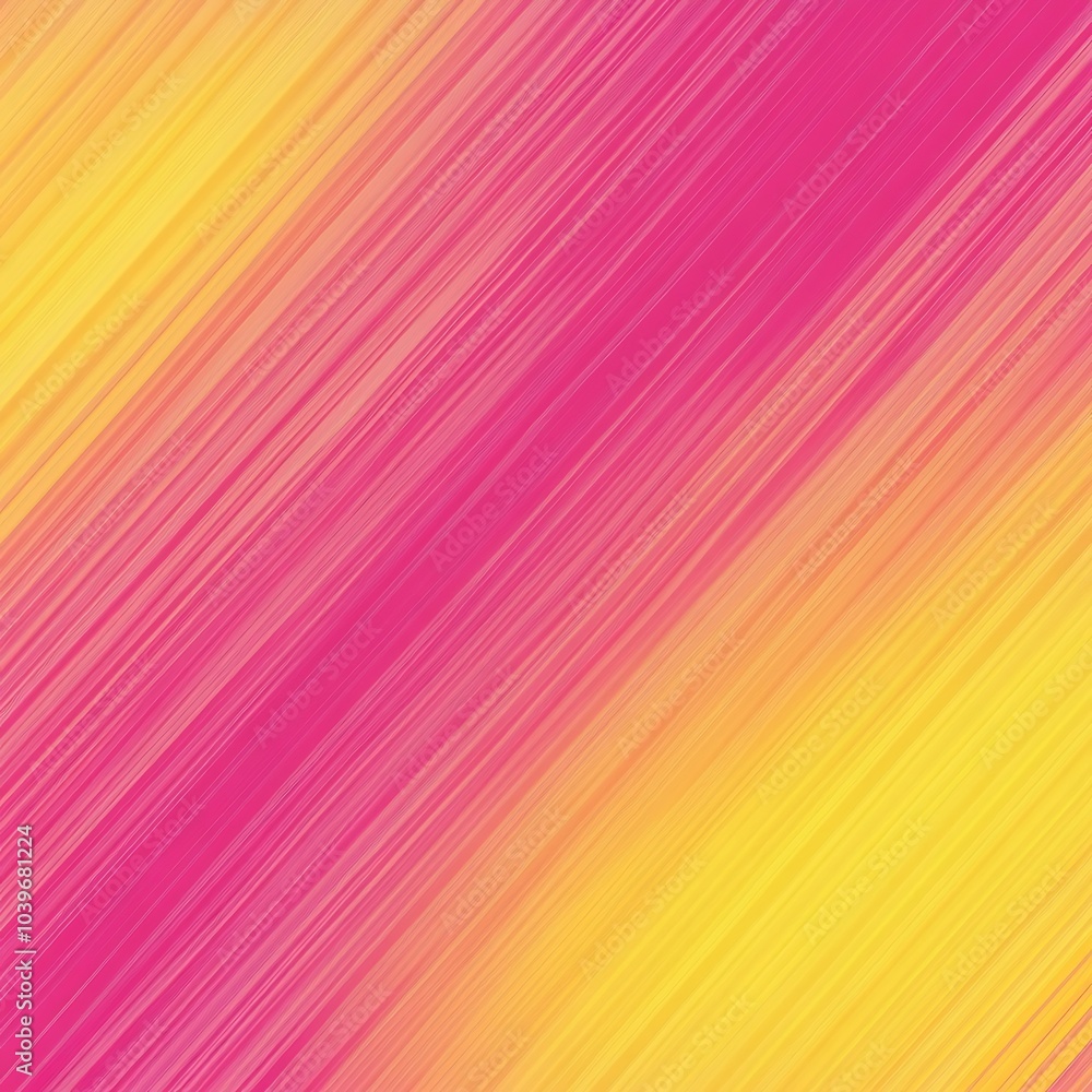 Poster bright diagonal grainy gradient background from pink to yellow abstract poster header design noise t