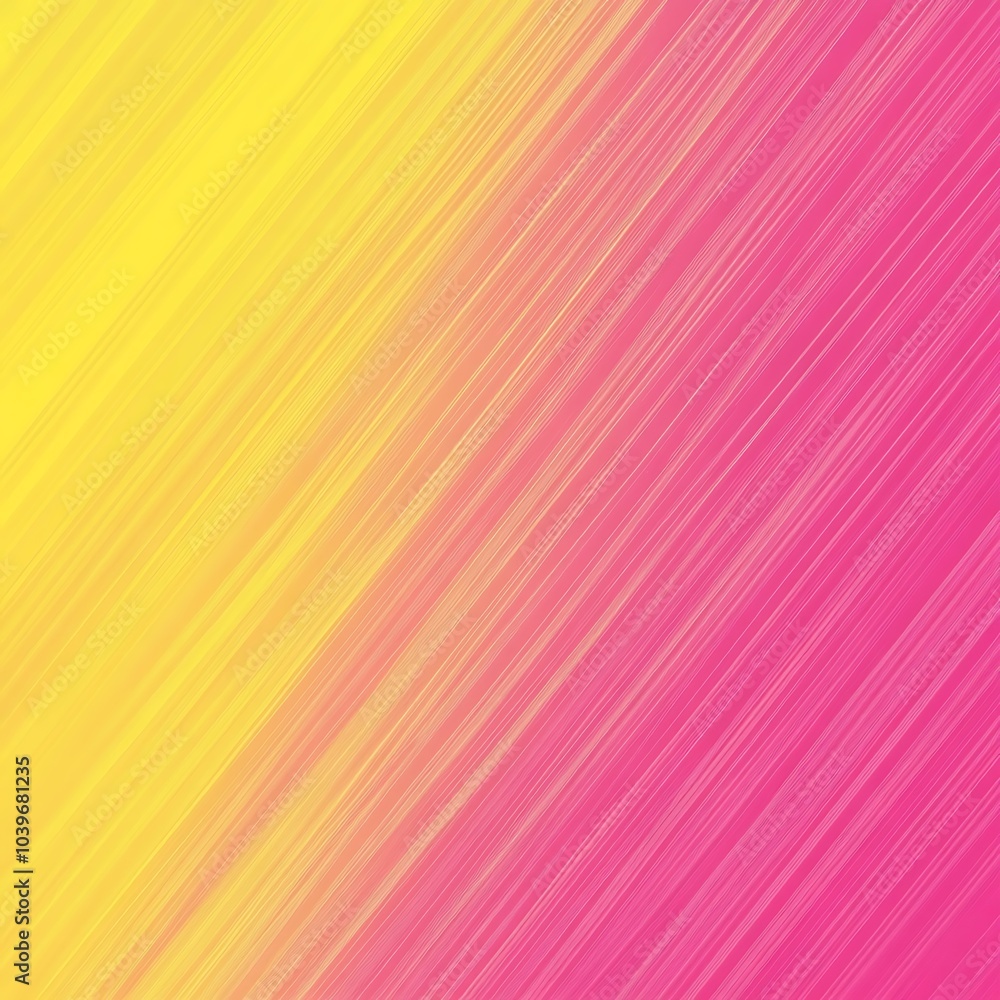 Poster bright diagonal grainy gradient background from pink to yellow abstract poster header design noise t